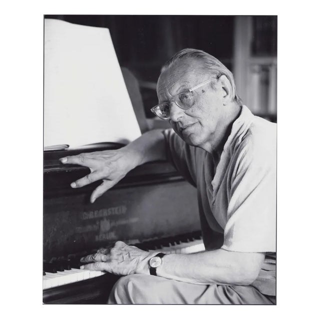 Klaus Redenbacher, Carl Orff at the Piano, 1968, Photograph For Sale