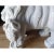 Ceramic Large Mirrored Blanc De Chine Guardian Lions - Pair of Dehua Foo Dogs For Sale - Image 7 of 10