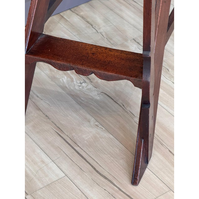 Late 18th Century French Mahogany Library Steps For Sale - Image 16 of 16