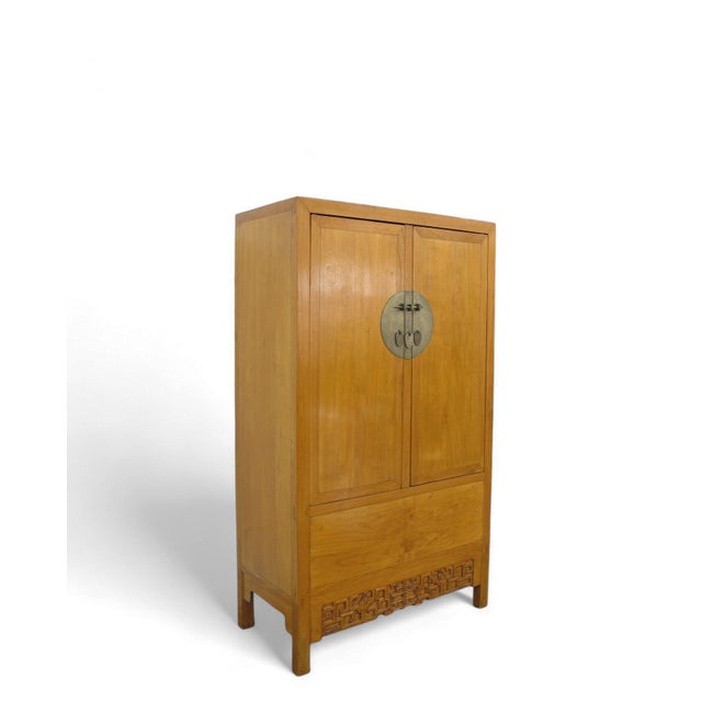 Chinese Classical Late 19th Century Antique Chinese Armoire For Sale - Image 3 of 12