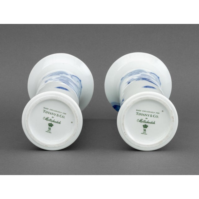 Blue Mottahedeh for Tiffany & Co "Dragon" Vases For Sale - Image 8 of 9