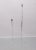 Price id for one lamp . Fine construction of 3/8 chrome steel . Chrome thumb screw adjustment allows height to elevate...