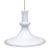 Vintage Danish Modern Holmegaard Etude Opaline Glass Pendant Light For Sale