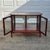 Late 20th Century Vintage Queen Anne Style Wood & Glass Curio Display Cabinet For Sale In Washington DC - Image 6 of 15