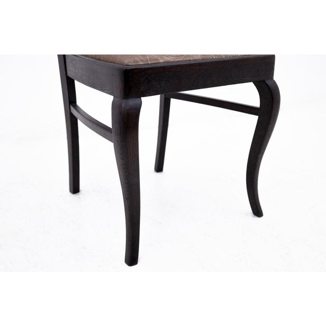 Beige Vintage Polish Chairs, 1930s, Set of 4 For Sale - Image 8 of 10