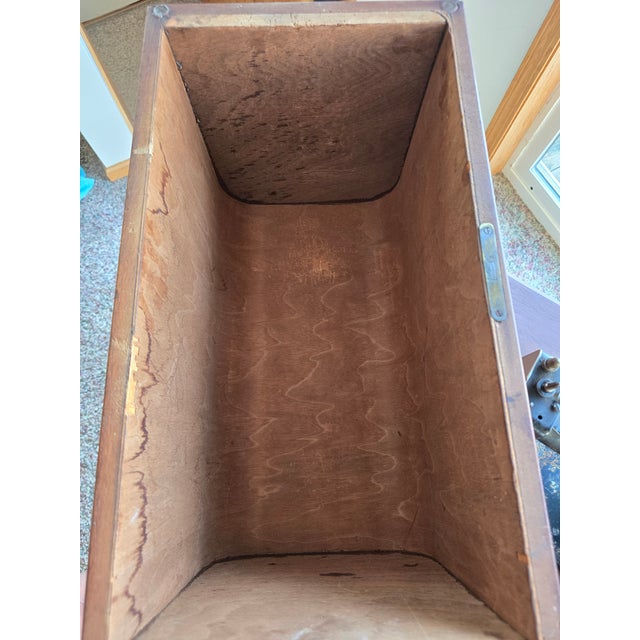 Antique German Treadle Sewing Machine “Favorite” With Locking Cover & Key For Sale - Image 9 of 10