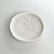 Contemporary Hand Made White Porcelain Plate with Embroidered Letter J Josephine by Studio Desimonewayland For Sale - Image 3 of 4