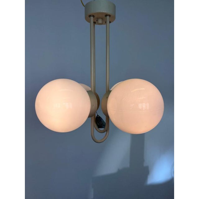 Mid-Century Pendant Light by Instala Decin, Czechoslovakia, 1980s For Sale - Image 4 of 9