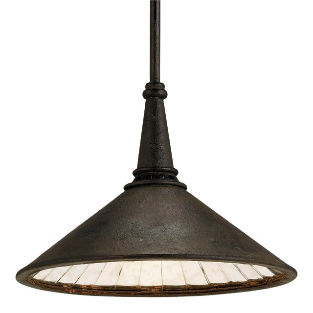 Currey & Company Manuscript Small Pendant For Sale