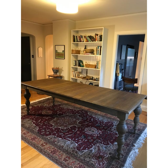 Restoration Hardware Solid Oak Dining Room Table Chairish