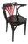 25 Armchair in Beech with Red Fan from Ton, 1965 For Sale