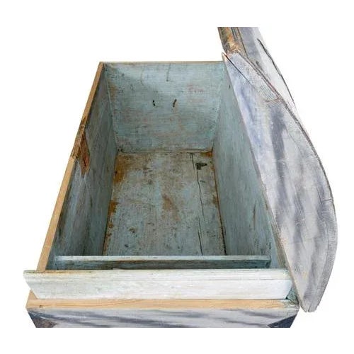 Wood Mid 19th Century Swedish Hand Painted Dome Top Chest For Sale - Image 7 of 12