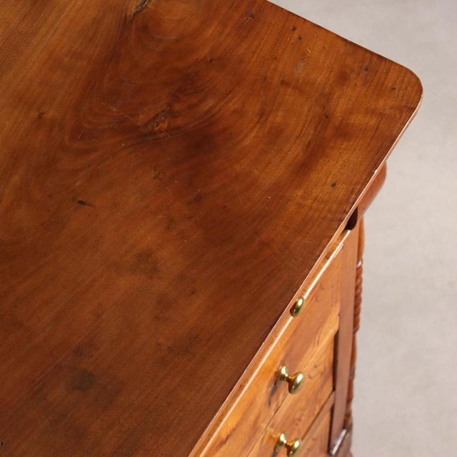 19th Century Louis Philippe Walnut Chest of Drawers, Italy For Sale - Image 10 of 12