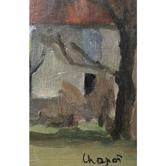 Modern Georges Henri Chapot, Chemin de Campagne, Oil on Canvas For Sale - Image 3 of 9