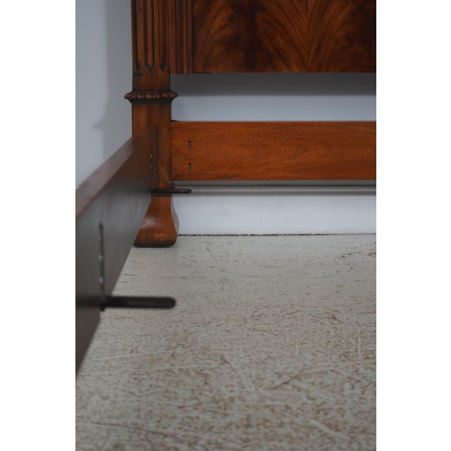Baker Mahogany Gothic Style 4 Post King Size Bed For Sale - Image 9 of 18