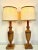 Vintage Mid-Century Artisan Hand-Crafted Wooden Inlay Table Lamps, Set of 2 For Sale - Image 13 of 13