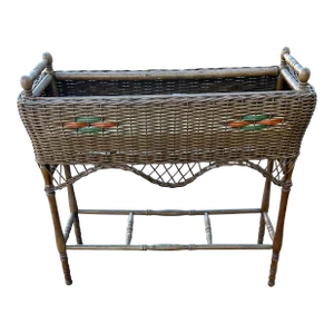 1940s Wicker Planter