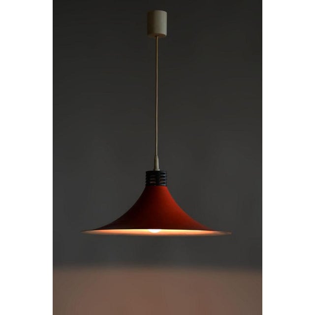 Gold Mid-Century Aluminium Chandelier by Guzzini for Meblo, Italy, 1970s For Sale - Image 8 of 10