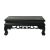 Elevate your presentation with the Brown Feather Pattern Rectangular Wood Display Stand Riser with claw legs. Crafted with...