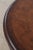 Wood Maitland Smith 42 Inch Round Inlaid Mahogany Center Table For Sale - Image 7 of 14