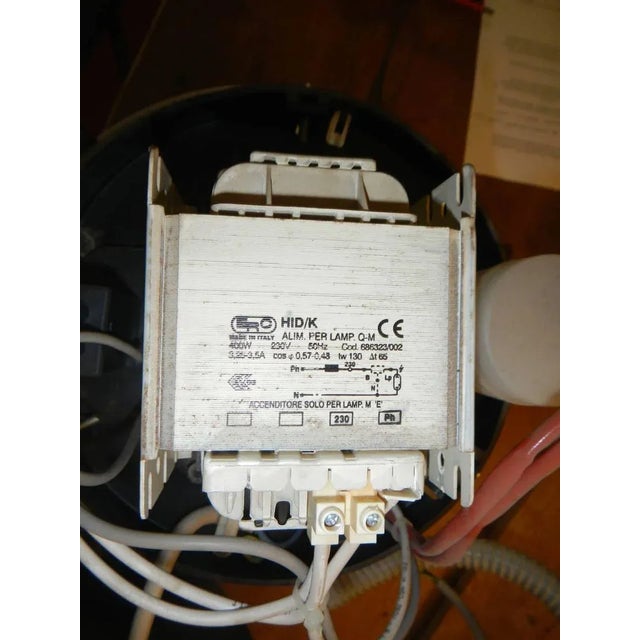 Italian Industrial Aluminum and Glass Ceiling Lamp from Disano, 1980s For Sale - Image 13 of 18