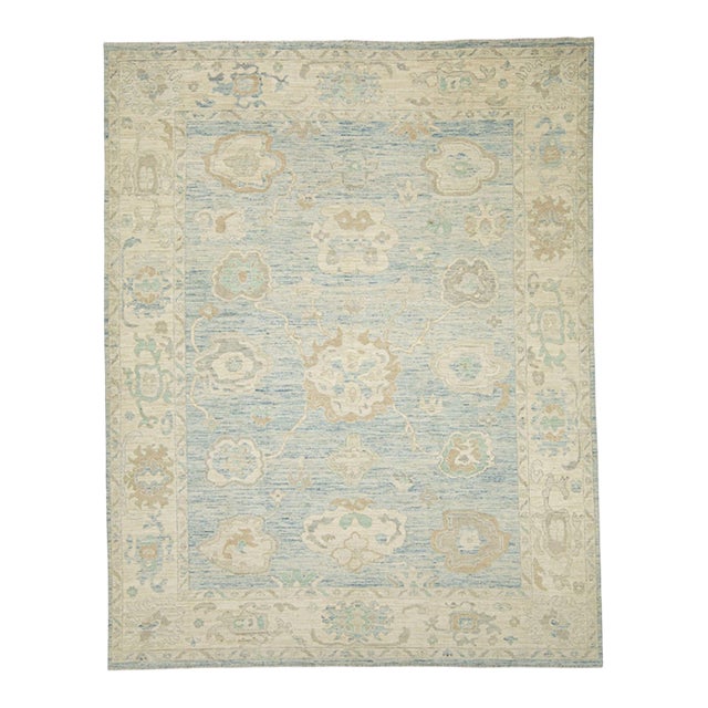 Oushak Rug 9'1" x 11'6" For Sale