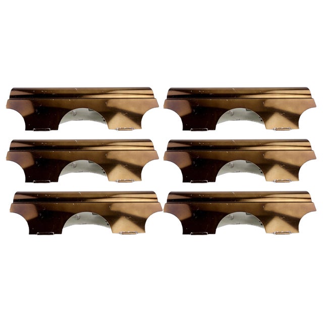 Bronze Sconces from Doria Leuchten, 1960s, Set of 6 For Sale