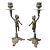 Vintage Brass Figural Candlestick Candle Holders- a Pair For Sale