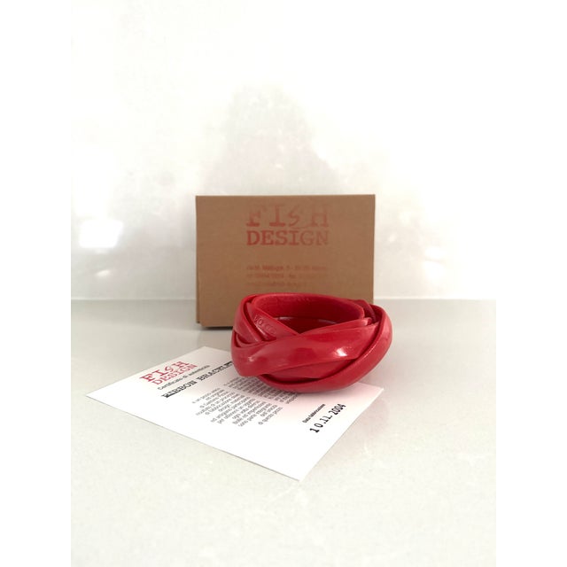 Bracelet from the "Ribbon" series, designed by Gaetano Pesce and produced by Fish Design on 10/11/2004 A unique and...