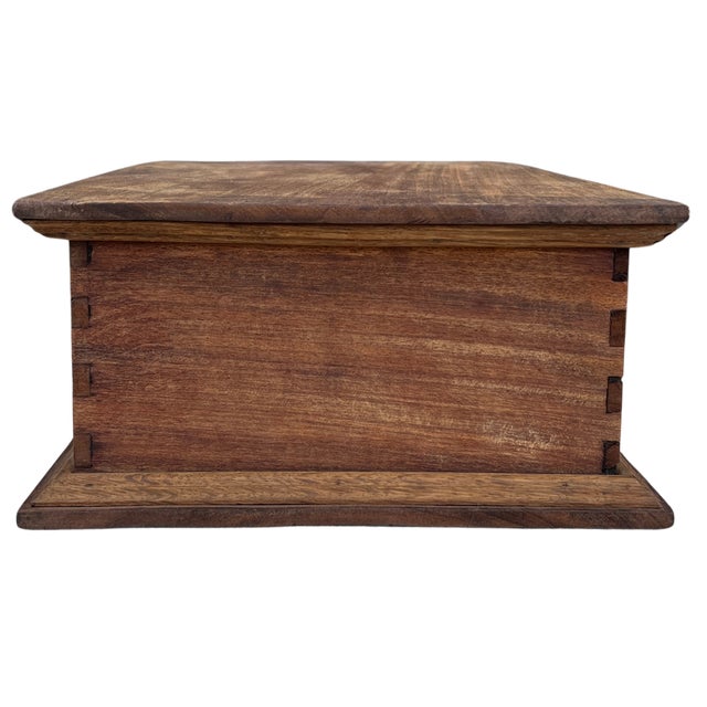 Early 1900s French Oak Box For Sale - Image 10 of 10