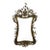 Swedish Art Nouveau Gilt Plaster Mirror With Floral Decoration, Circa 1890 For Sale