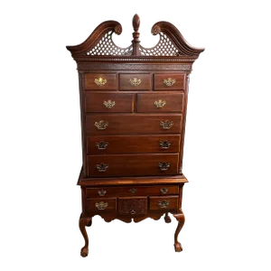 Late 20th Century American Drew Highboy