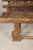 Antique Chinese Rustic Wood Bench with Carved Openwork Back For Sale - Image 10 of 14