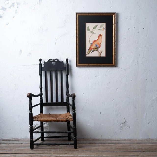 A red lory print after Pieter Cornelius de Bevere, late 20th century. sight: 10 ½ by 17 ¾ inches frame: 21 ¾ by 29 ½ inches