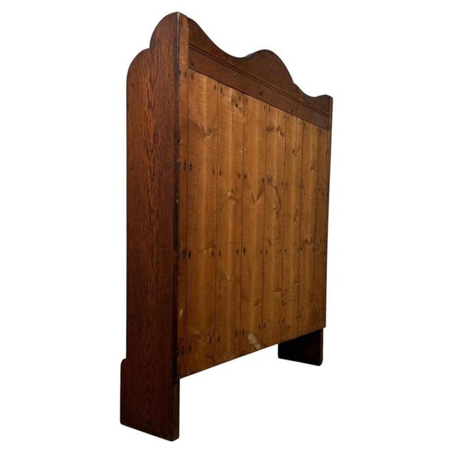 Wood Early 20th Century Antique English Oak Open Bookcase For Sale - Image 7 of 10