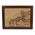 Early 20th Century French School Ink Drawing Representing an Ancient Village on the Edge of a Lake For Sale