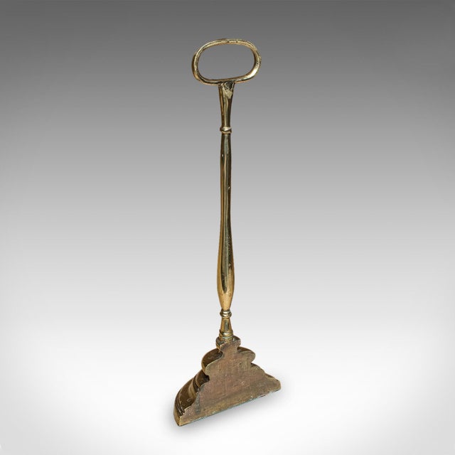 Metal Rare Antique Trio of Door Butlers, English, Brass Doorstop, Edwardian, c.1910 For Sale - Image 7 of 11
