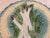 Antique Majolica Asparagus Plate With Sauce Well by Salins For Sale - Image 9 of 11