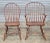 Brown Set of 6 Nichols & Stone (Stickley) Sack Back Arm & Bow Back Side Windsor Chairs For Sale - Image 8 of 14
