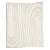 2020s Contemporary Moroccan Style Wool Rug in Ivory With Abstract Design For Sale