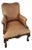 Traditional Leather Handcrafted Chair For Sale