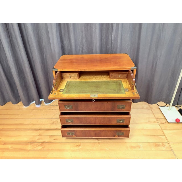 Campaign Military Chest of Drawers and Writing Desk, Great Britain, 1950s For Sale - Image 18 of 18