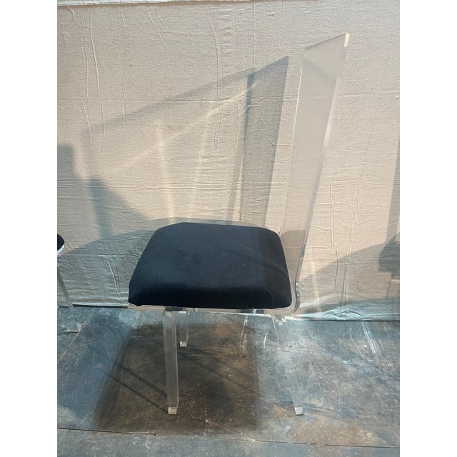 Modern Modern Lucite Dining Chairs - Set of 12 For Sale - Image 3 of 9