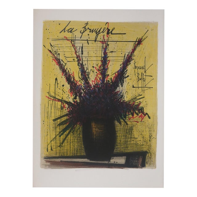 Bernard Buffet, Heather, 1966, Lithograph For Sale