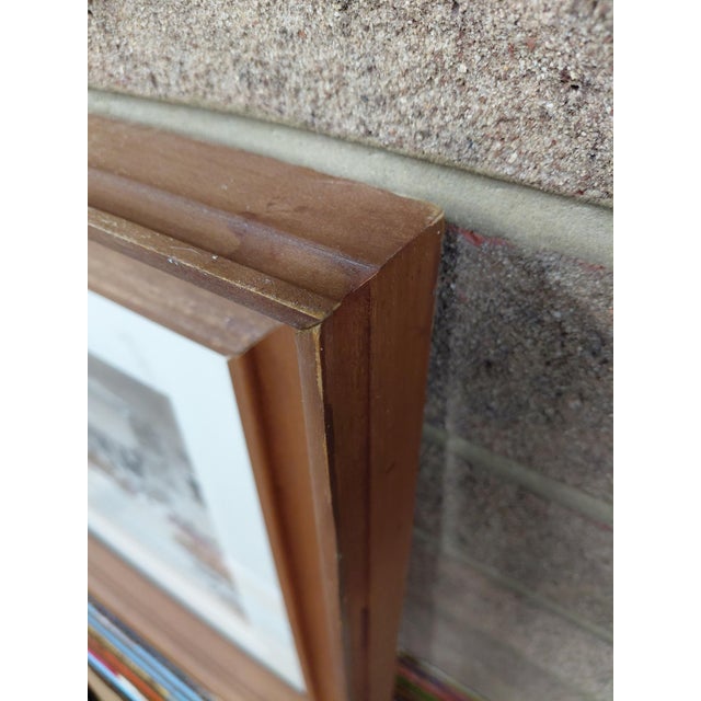 Framed Unsigned Architectural Exterior Watercolor For Sale - Image 11 of 13