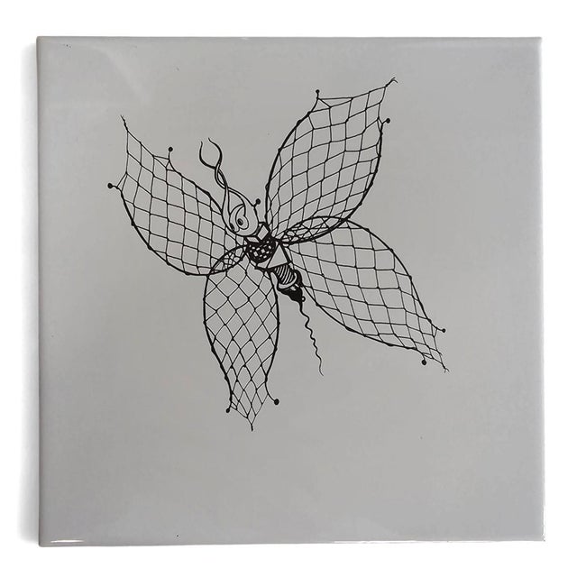 Ceramic Tiles by Gio Ponti for Ceramica Bardelli, Set of 6 For Sale - Image 6 of 9