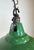 Mid-Century Modern Industrial British Green Enamel Factory Pendant Lamp from Maxlume, 1960s For Sale - Image 3 of 18