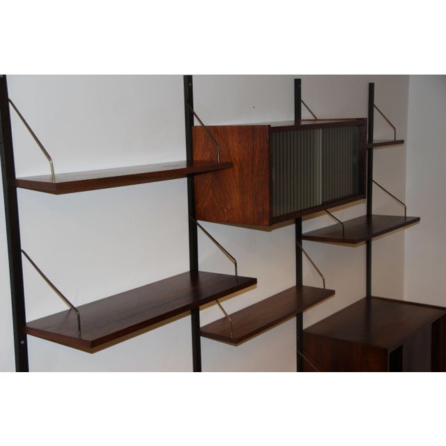 Mid-Century Modern Danish Modular Wall System from PS Møbelfabrik, 1960s For Sale - Image 3 of 11