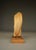 Khaki Carved Applewood Abstract Sculpture, 1980s For Sale - Image 8 of 12