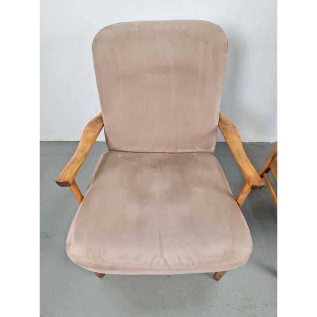 Set of Vintage Beech Armchairs by Farstrup Møbler Casa, 1970s For Sale - Image 4 of 17